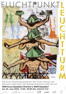 Plakat FluchtpunktLeuchtturm NRW-Forum160622